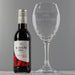 Personalised Red Wine & Wine Glass Set - The Gift Cabin UK