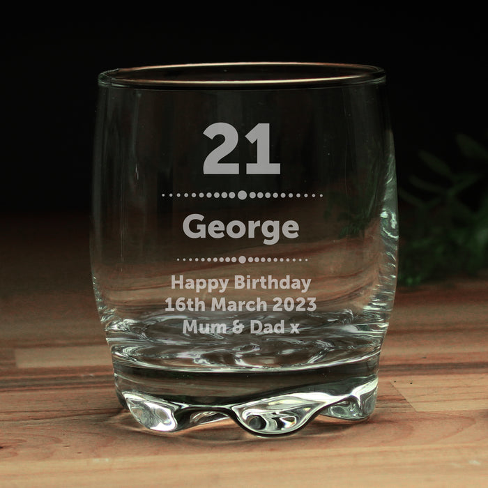 Personalised Birthday Star Tumbler