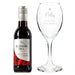 Personalised Red Wine & Heart Wine Glass Set - The Gift Cabin UK