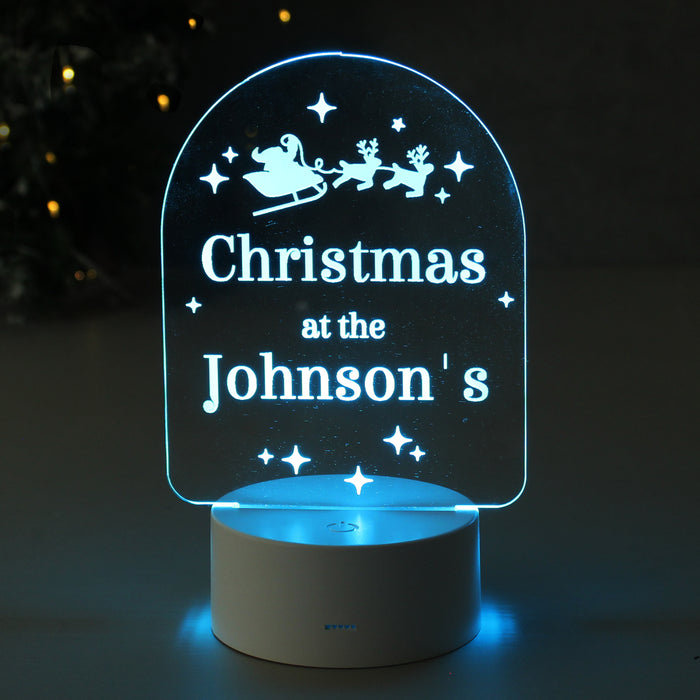 Personalised Free Text Christmas LED Light