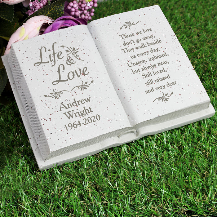 Personalised Life & Love Memorial Book