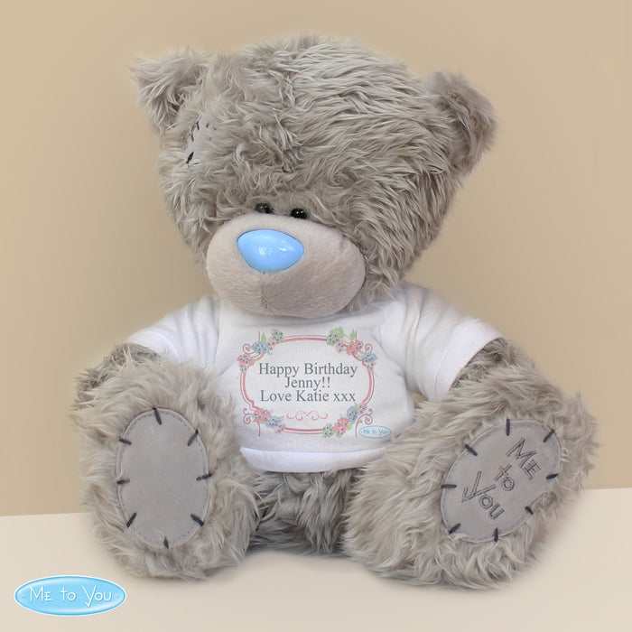 Personalised Me To You Bear 'Floral' - The Gift Cabin UK