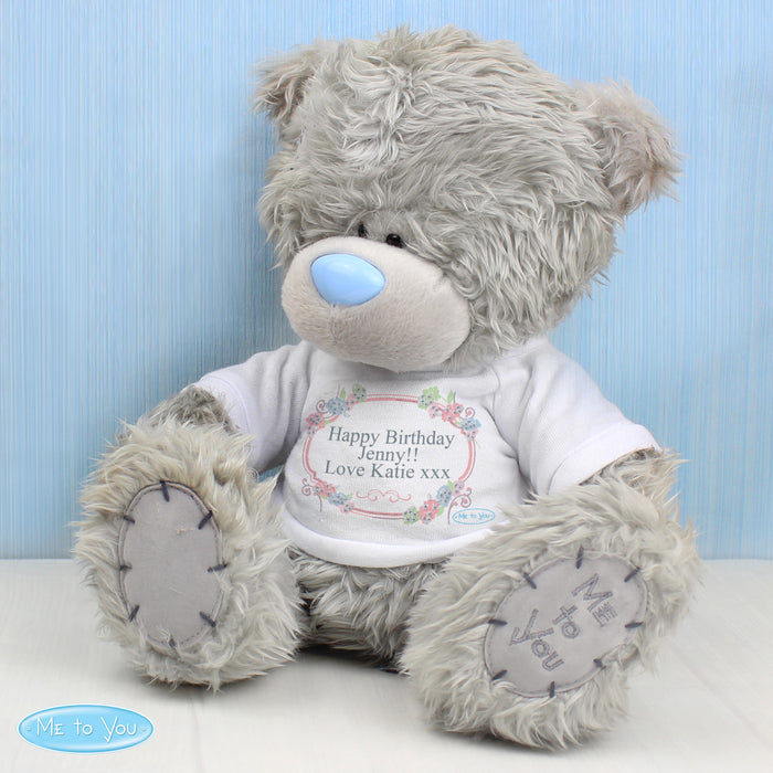 Personalised Me To You Bear 'Floral' - The Gift Cabin UK