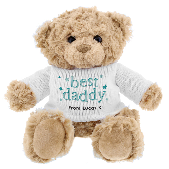 Personalised Best Daddy Teddy Bear