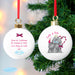 Personalised Me To You Couple Christmas Bauble - The Gift Cabin UK