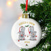 Personalised Me to You Christmas Couple's Bauble - The Gift Cabin UK