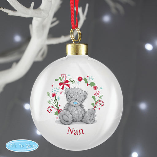 Personalised Me To You For Nan Grandma Mum Christmas Bauble - The Gift Cabin UK