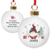 Personalised Gonk Christmas Bauble - The Gift Cabin UK