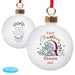 Personalised First Christmas Tiny Tatty Teddy Bauble - The Gift Cabin UK