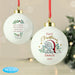 Personalised First Christmas Tiny Tatty Teddy Bauble - The Gift Cabin UK