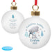 Personalised Winter Explorer First Christmas Tiny Tatty Teddy Bauble - The Gift Cabin UK