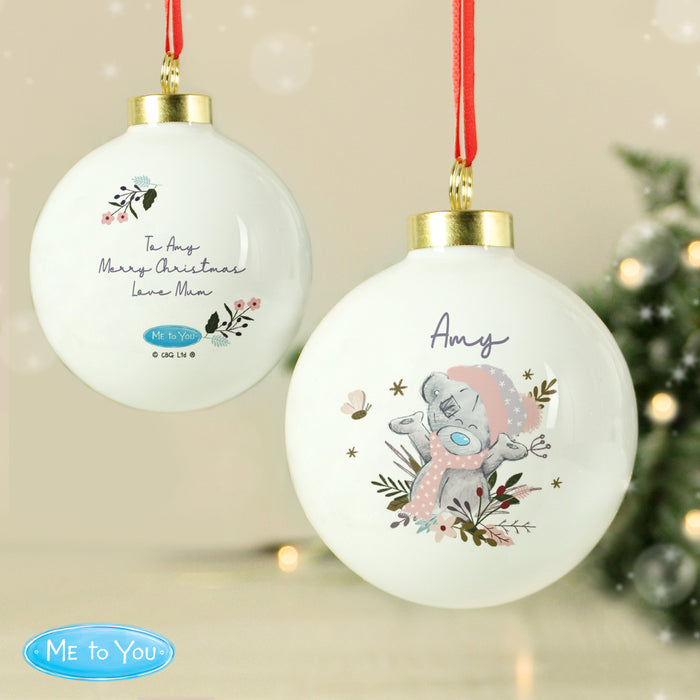 Personalised Me to You Cosy Winter Bauble - The Gift Cabin UK