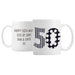 Personalised Monotone Numbers Mug - The Gift Cabin UK