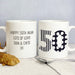 Personalised Monotone Numbers Mug - The Gift Cabin UK