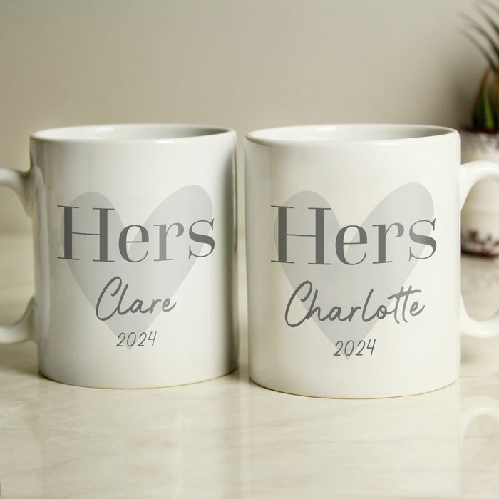 Personalised Couples Mug Set - The Gift Cabin UK