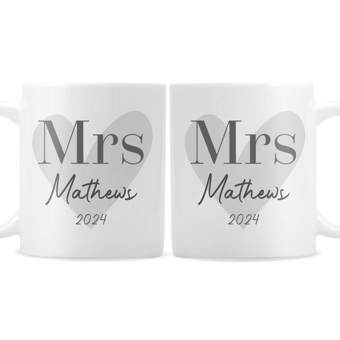 Personalised Couples Mug Set - The Gift Cabin UK