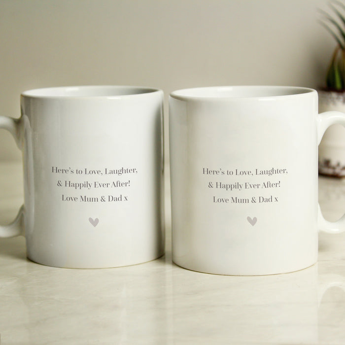 Personalised Couples Mug Set - The Gift Cabin UK