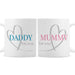 Personalised Mummy & Daddy Mug Set - The Gift Cabin UK