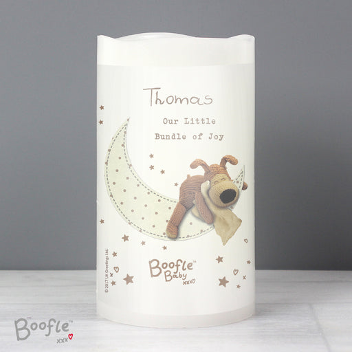 Personalised Boofle Baby Nightlight LED Candle - The Gift Cabin UK