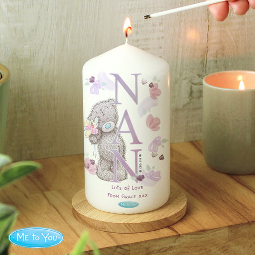 Personalised Me to You NAN Pillar Candle - The Gift Cabin UK