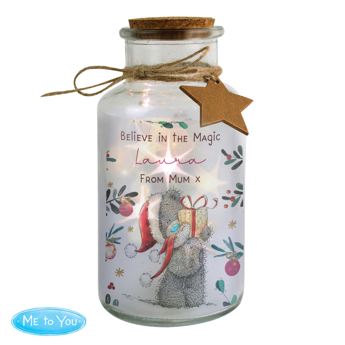 Personalised Me to You Cosy Winter Led Jar - The Gift Cabin UK