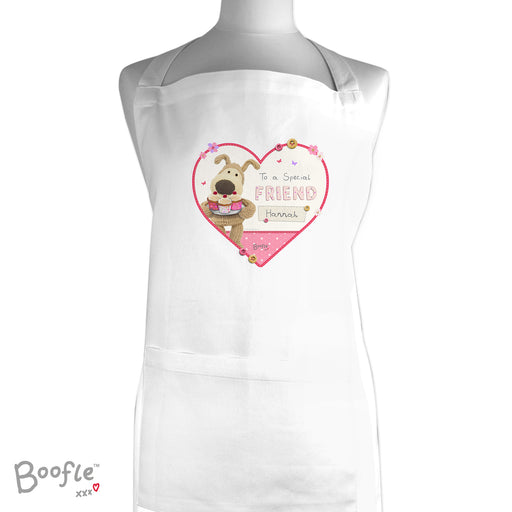 Personalised Boofle Flowers Apron - The Gift Cabin UK