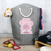 Personalised Pink Paw Print Storage Bag - The Gift Cabin UK