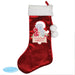 Personalised Tiny Tatty Teddy 'My 1st Christmas' Luxury Red Stocking - The Gift Cabin UK