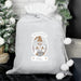 Personalised Christmas Gonk Luxury Silver Grey Pom Pom Sack - The Gift Cabin UK