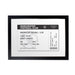 Personalised Football Ticket A4 Black Framed Print - The Gift Cabin UK