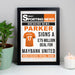 Personalised Football Signing Newspaper A4 Black Framed Print - The Gift Cabin UK