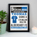 Personalised Football Signing Newspaper A4 Black Framed Print - The Gift Cabin UK