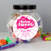 Personalised Retro Pink Sweet Jar - The Gift Cabin UK