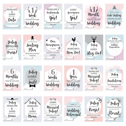 Personalised Wedding Cards For Milestone Moments - The Gift Cabin UK