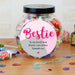 Personalised #Bestie Sweet Jar - The Gift Cabin UK