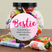 Personalised #Bestie Sweet Jar - The Gift Cabin UK