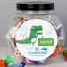 Personalised 'Be Roarsome' Dinosaur Sweet Jar - The Gift Cabin UK