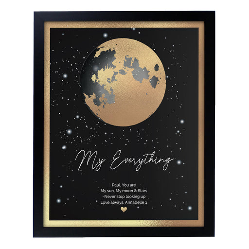 Personalised You Are My Sun My Moon Black Framed Print - The Gift Cabin UK