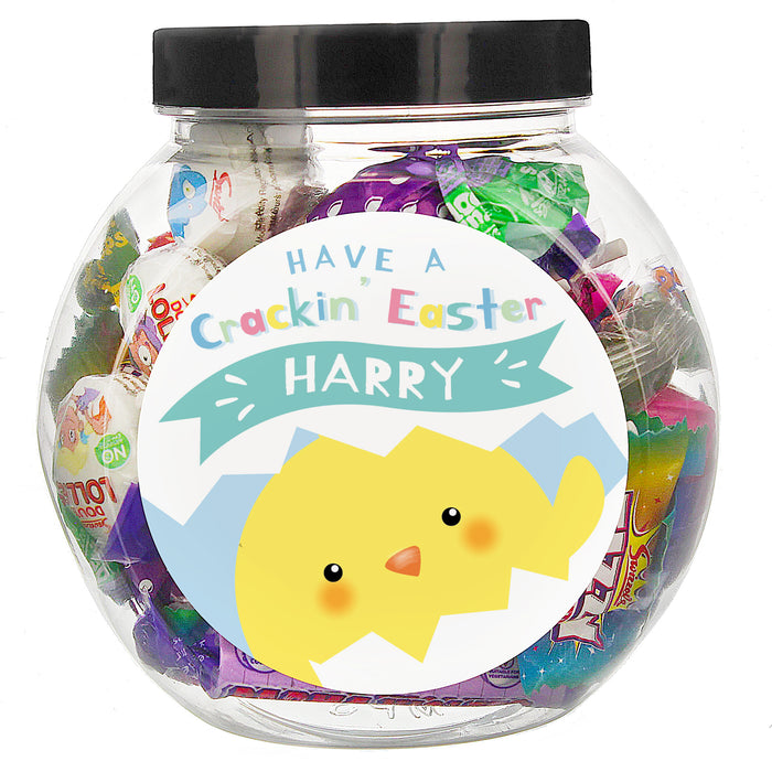 Personalised Have A Cracking Easter Sweets Jar - The Gift Cabin UK