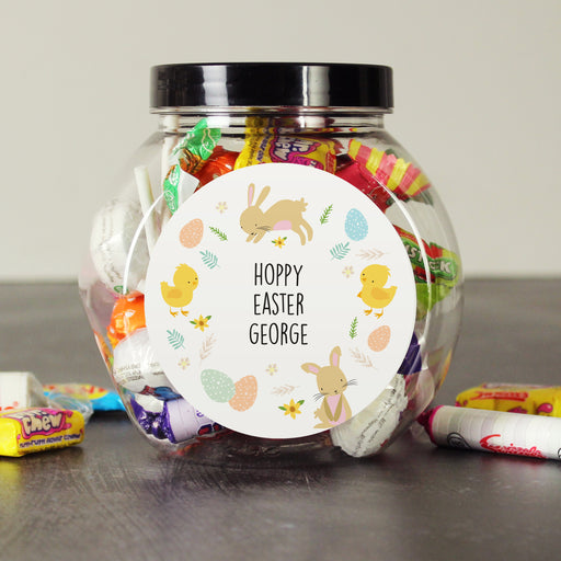 Personalised Easter Sweets Jar - The Gift Cabin UK