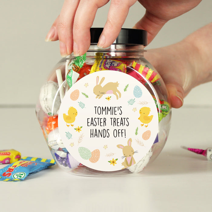 Personalised Easter Sweets Jar - The Gift Cabin UK