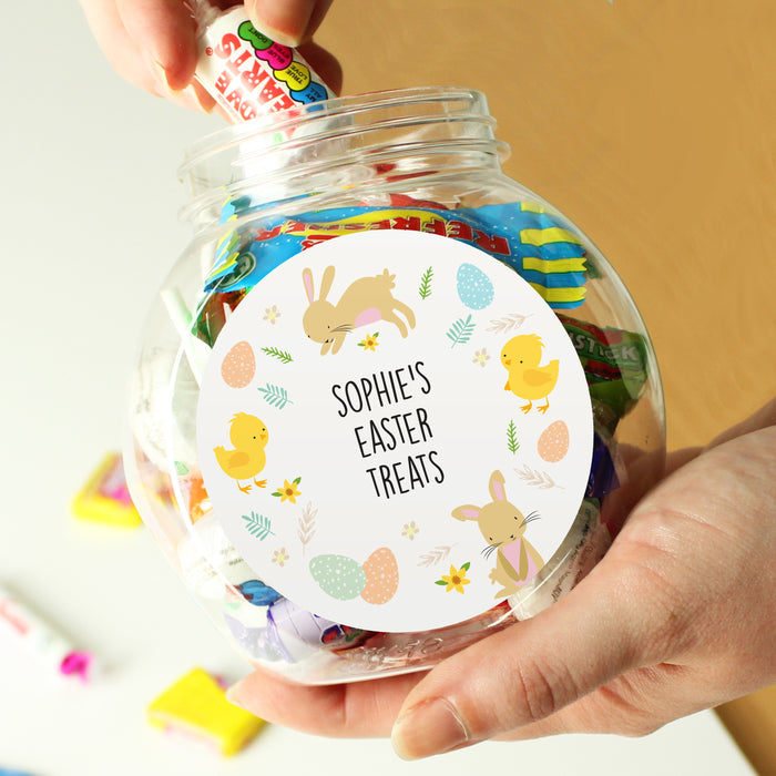 Personalised Easter Sweets Jar - The Gift Cabin UK