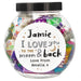 Personalised To the Moon and Back Sweet Jar - The Gift Cabin UK