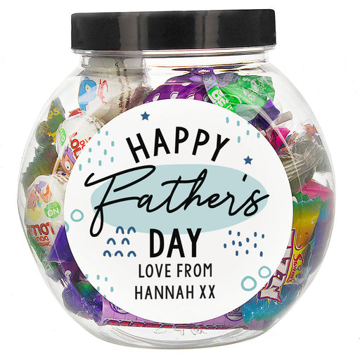 Personalised Father's Day Sweet Jar - The Gift Cabin UK