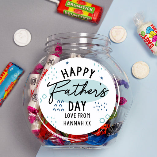 Personalised Father's Day Sweet Jar - The Gift Cabin UK