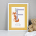 Personalised Animal Alphabet A3 White Framed Print - The Gift Cabin UK