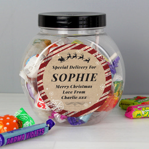 Personalised Special Delivery Sweet Jar - The Gift Cabin UK