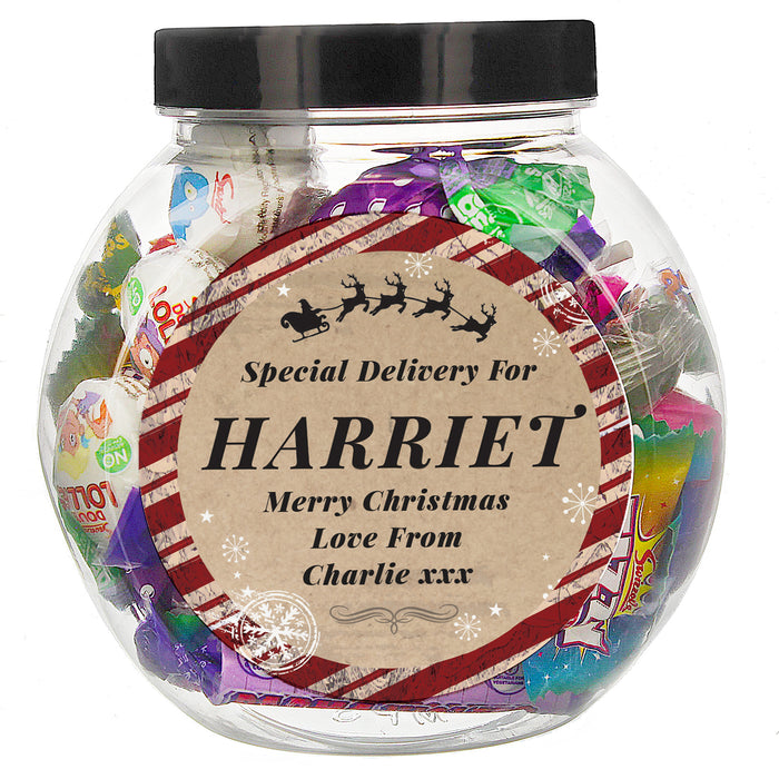 Personalised Special Delivery Sweet Jar - The Gift Cabin UK