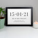 Personalised Special Date A4 Black Framed Print - The Gift Cabin UK