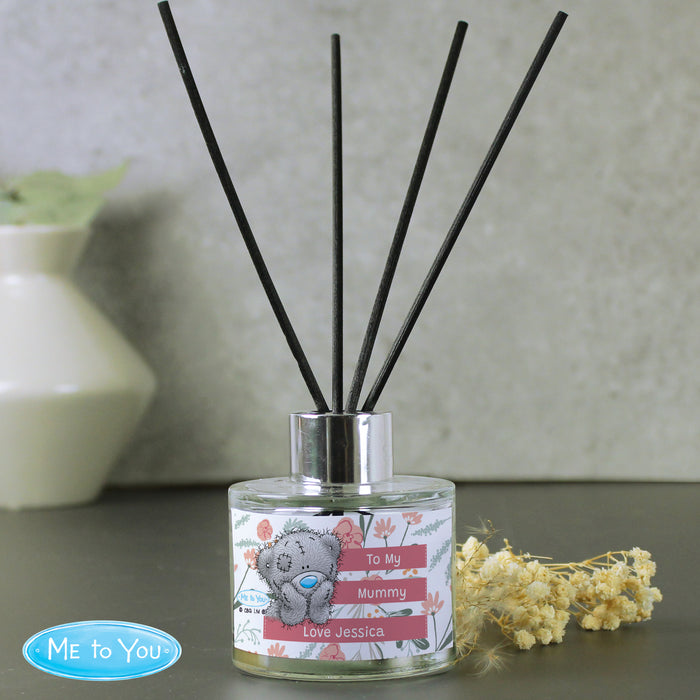 Personalised Me To You Floral Reed Diffuser - The Gift Cabin UK